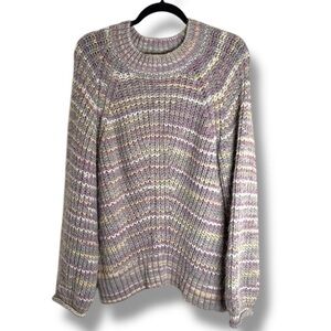 Nicholas Maliya Knit Alpaca Blend Sweater Size Large Cozy Winter